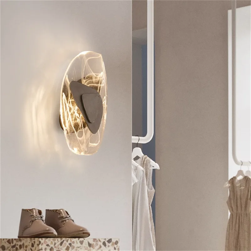 TEMAR Creative Postmodern Wall Lamp Indoor Sconces Fixtures LED Light for Home Parlor Decoration