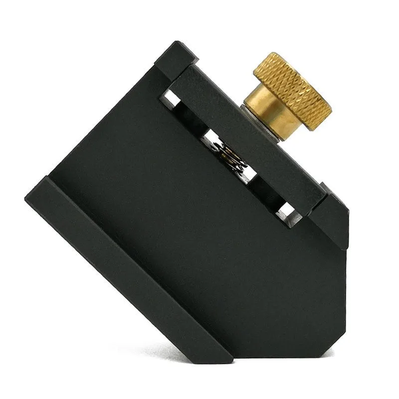 

Steel ruler positioning block, yellow limiter, ruler stopper, adjustable marking tool with fixed block for marking
