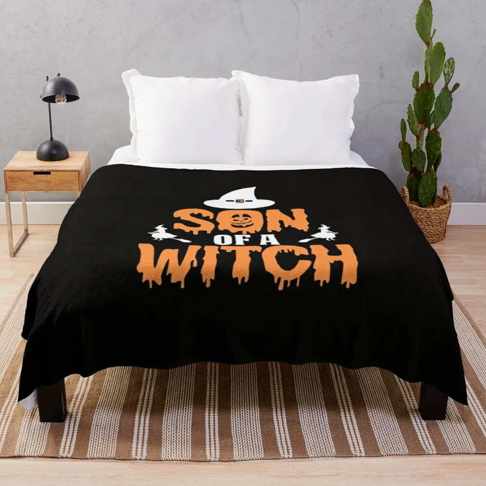 

Halloween Art | Son Of A Witch Throw Blanket Moving Blanket