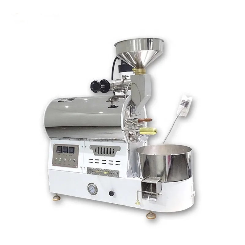 Home Mini Gas 1kg Hot Air High-level Electric Drum Coffee Bean Roaster Machine Glaster 110v Korea