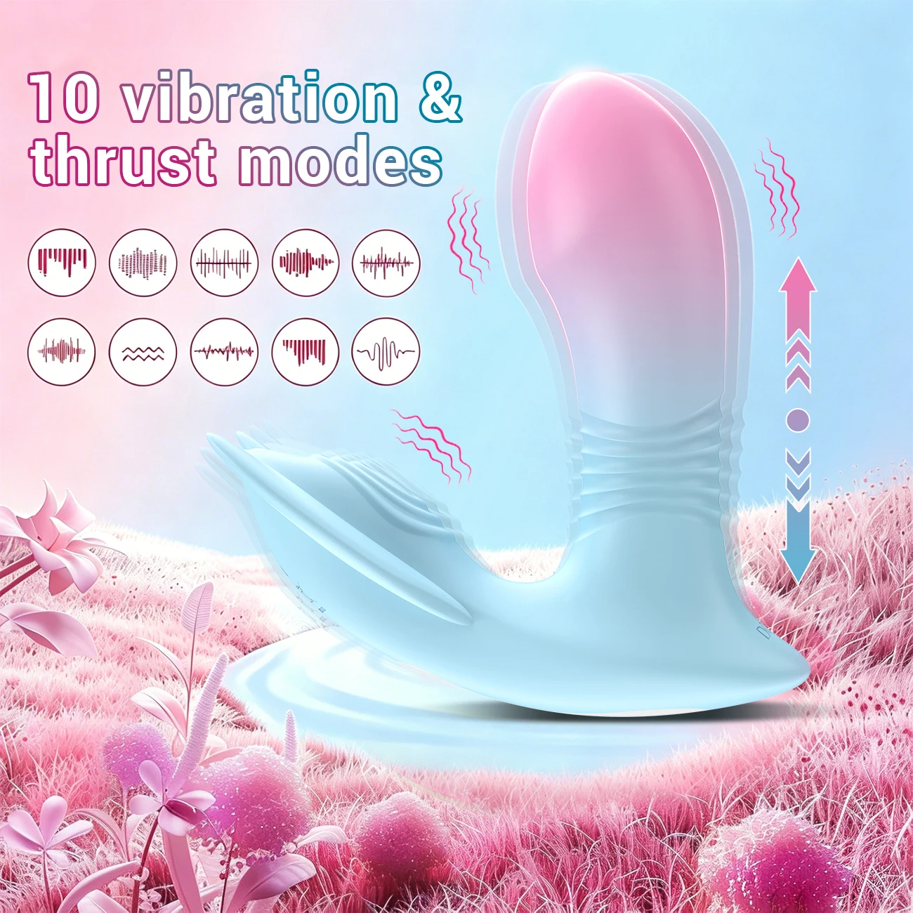 Wearable APP Control Female Vagina Vibrator G Spot Clitoris Stimulator Telescopic Dildo Masturbator  Adult Sex Toy for Women