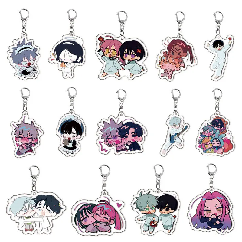

Keychain Anime MiziSua Ivan Till Luca Hyuna Christmas Gift Cosplay Accessories Cartoon Pendant