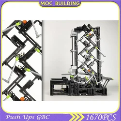 Building Block Sports Model Push Ups GBC Technology Bricks DIY Assembly Sets Collection Education Toys Gifts