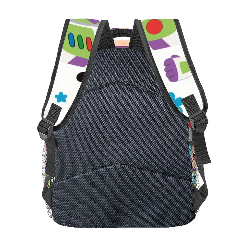 Mochila Feminina Disney 1PC com Estampa 2D do Toy Story Buzz Lightyear Mickey Mouse Pato Donald Padrão de Desenho Animado Bolsa Moderna