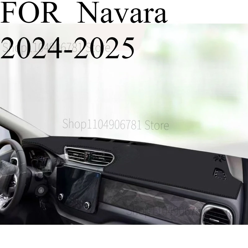 FOR  Navara 2024-2025 Car Dash Mat Dashmat Dashboard Mat Cover Sun Shade Dash Board Cover Carpet Accessories