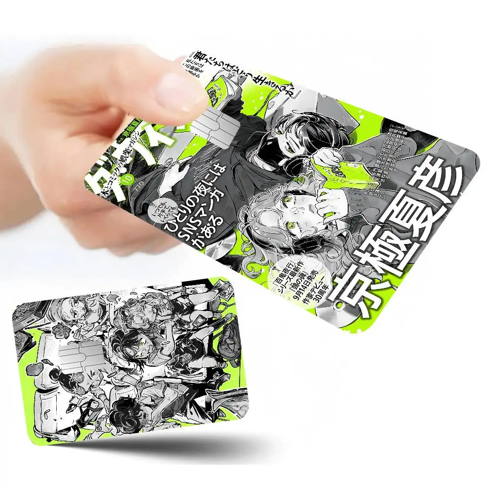 The Guy She Was Interested In Wasn't A Guy At All Movie Anmie Sticker Film Skin Cover For Credit Card Debit Bank Card Front