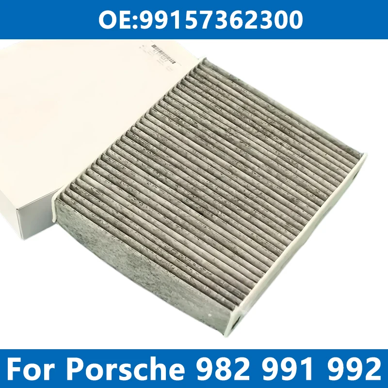 

Car Cabin Air Filter Conditioner 99157362300 For PORSCHE 981 982 991 992 718 BOXSTER CAYMAN 911 Carrera Targa 4 S T GTS 2.7~4.0L