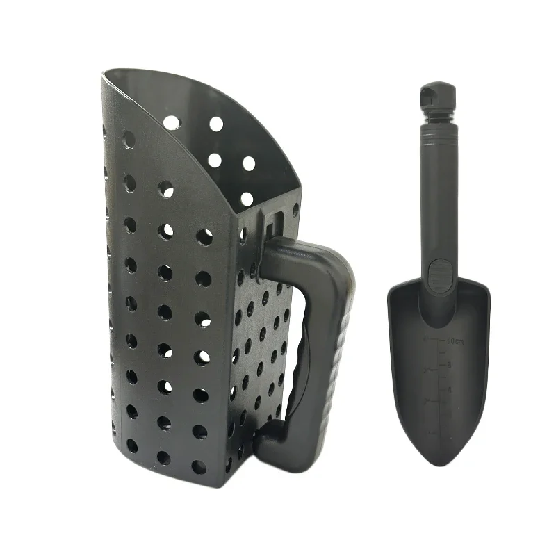 2025 جديد للكشف عن المعادن الرمال مغرفة مجرفة مجموعة الفولاذ المقاوم للصدأ الشاطئ حفر أداة تصفية للكشف عن الكنز المعادن تحت الأرض #2