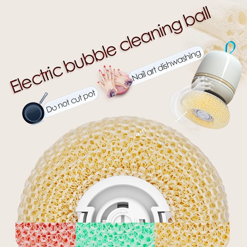 Electric Cleaning Decontamination Dishwashing Ball Eco-Friendly Magic Cleaning Balls USB Rechargeable Mini Dishwasher