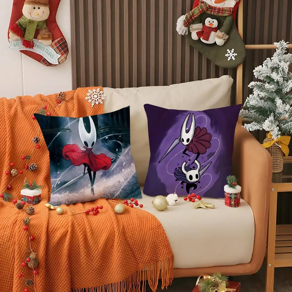 Hollow K-Knight ANIME Cushion Cover Short Plush Pillowcase Sofa Decorative Cushion Bed Pillow Gift Idea