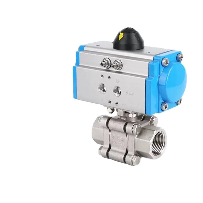 

Pneumatic stainless steel wire buckle ball valve Q611F-16P high platform soft seal American standard valve