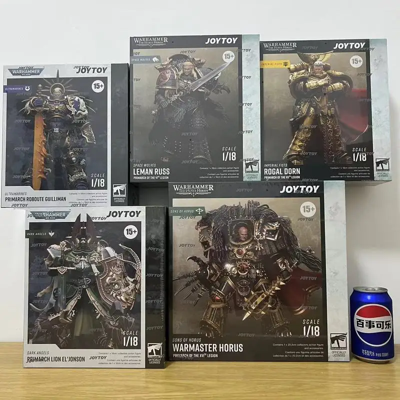 JOYTOY Dark Source Warhammer 40K Gene Primitive Dark Angel Elrongson Lion King Riemann Warfighter Horus Gift Collection