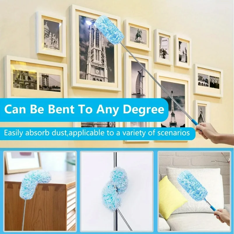 منفضة ريش من الألياف الدقيقة قابلة للتمديد والغسل، أداة تنظيف من الألياف الدقيقة قابلة للتمديد والغسل، منفضة صغيرة للتنظيف