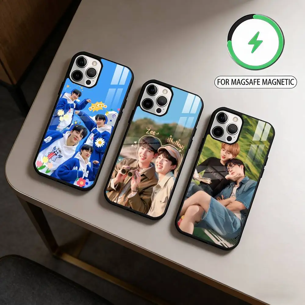 

Thai Singer NuNew Phone Case For iPhone17,16,15,14,13,12,11 Plus,Pro Max Magnetic For Magsafe Wireless Charging