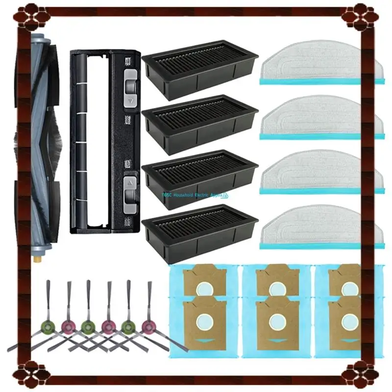 

For Yeedi Cube,For Yeedi CC Robot Vacuum Cleaner Parts Dust Bag Main Side Brush Hepa Filter Mop Cloth Cover