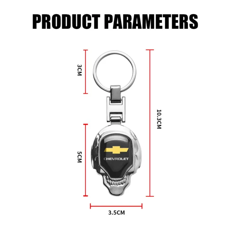 Llavero con emblema de logotipo de coche, accesorios para automóviles para Chevrolet Cruze Lacetti Captiva SS Z71 Equinox Trax Impala Camaro