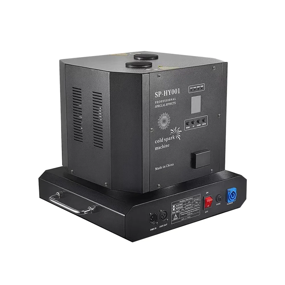 

Новый 1300 Вт с двойным вращением головы, машина для холодной искры, бенгальские машины, оборудование со спецэффектами, освещение для дискотек и свадебной вечеринки