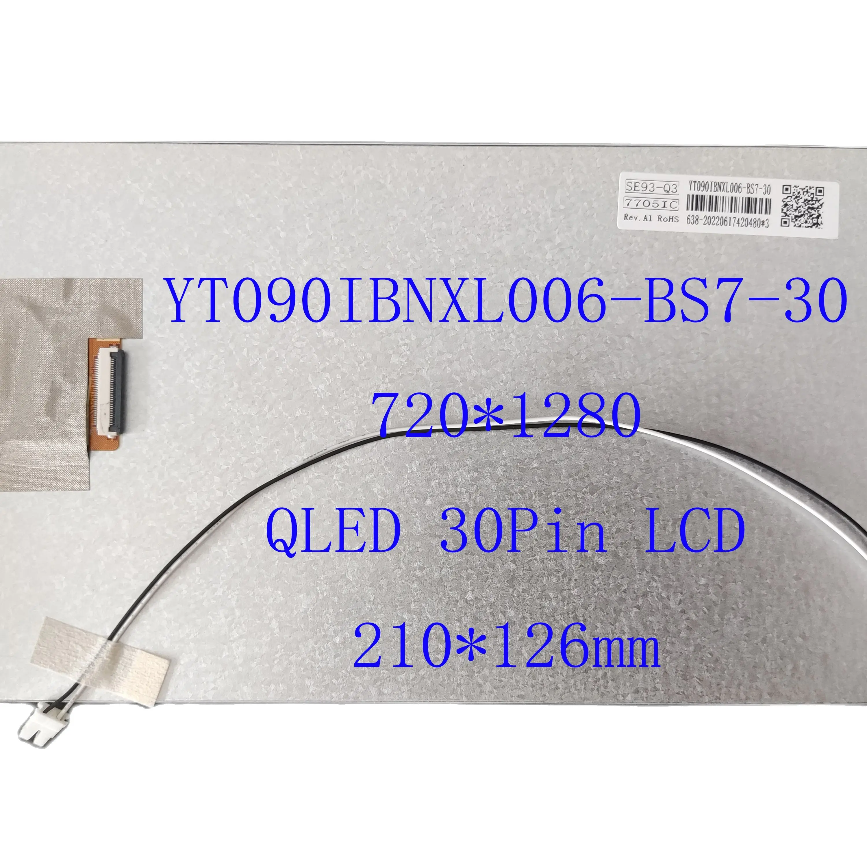 9-calowy ekran LCD QLED YT090IBNXL006-BS7-30 Wymień części WD090HBM30AC-SO-33 do radiotelefonów CC2L PLUS Spro Plus CC3CC3 (Lcd with touch) — Zdjęcie 2 z 2