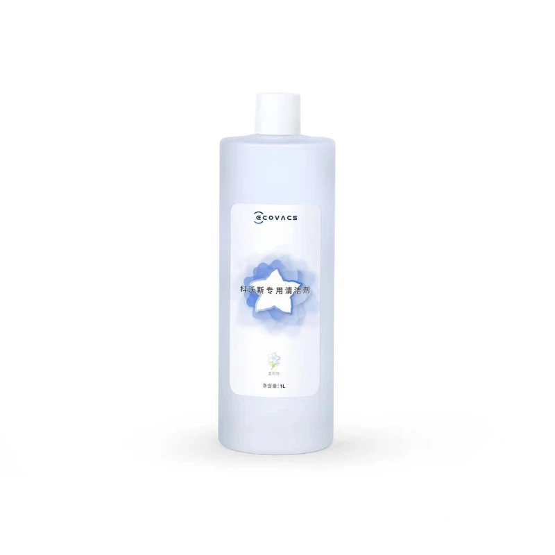 1L-110ml oryginalny płyn czyszczący do ECOVACS DEEBOT X1 OMNI Blue Campanula zapach