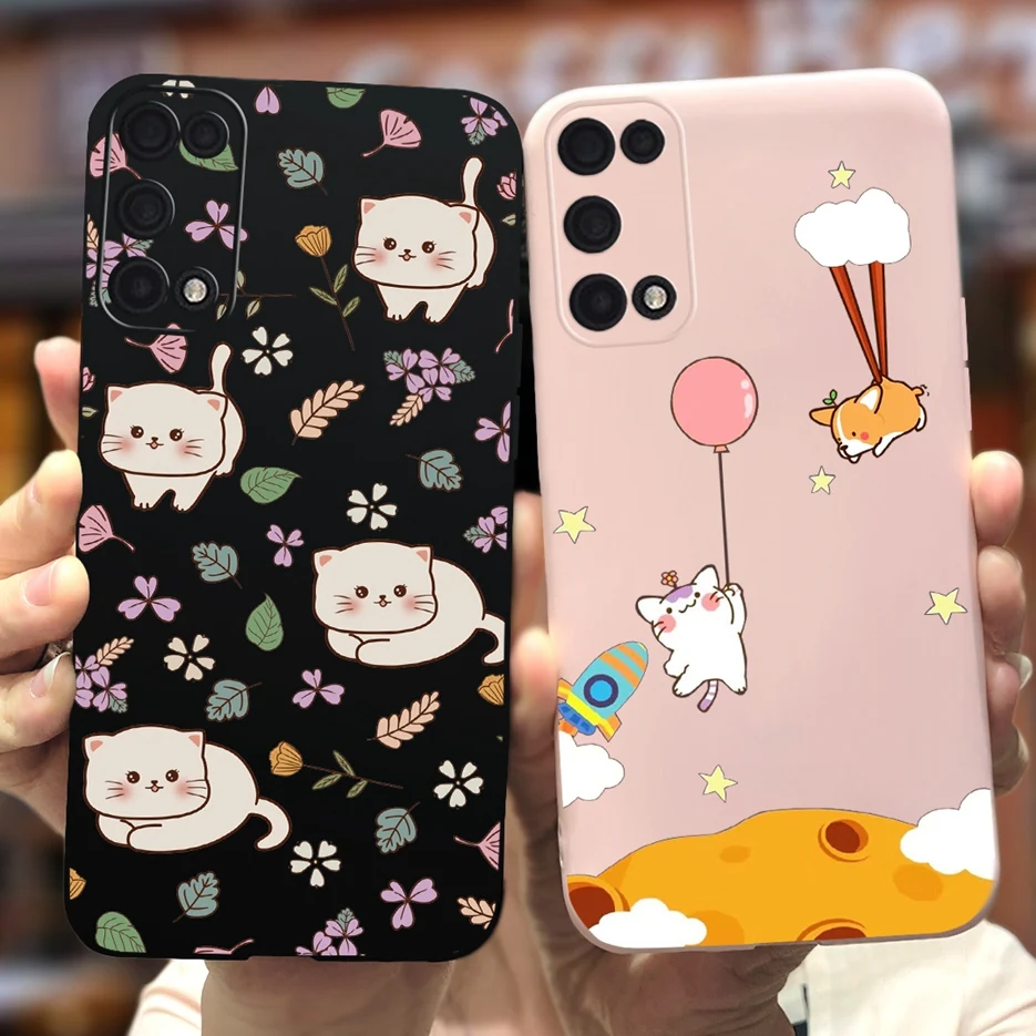 For Realme 7 5G Case Realme 7 Global Cute Crtoon Painted Cover Soft Silicone Phone Case For Realme 7 Pro Realme7 5G Coque Bumper