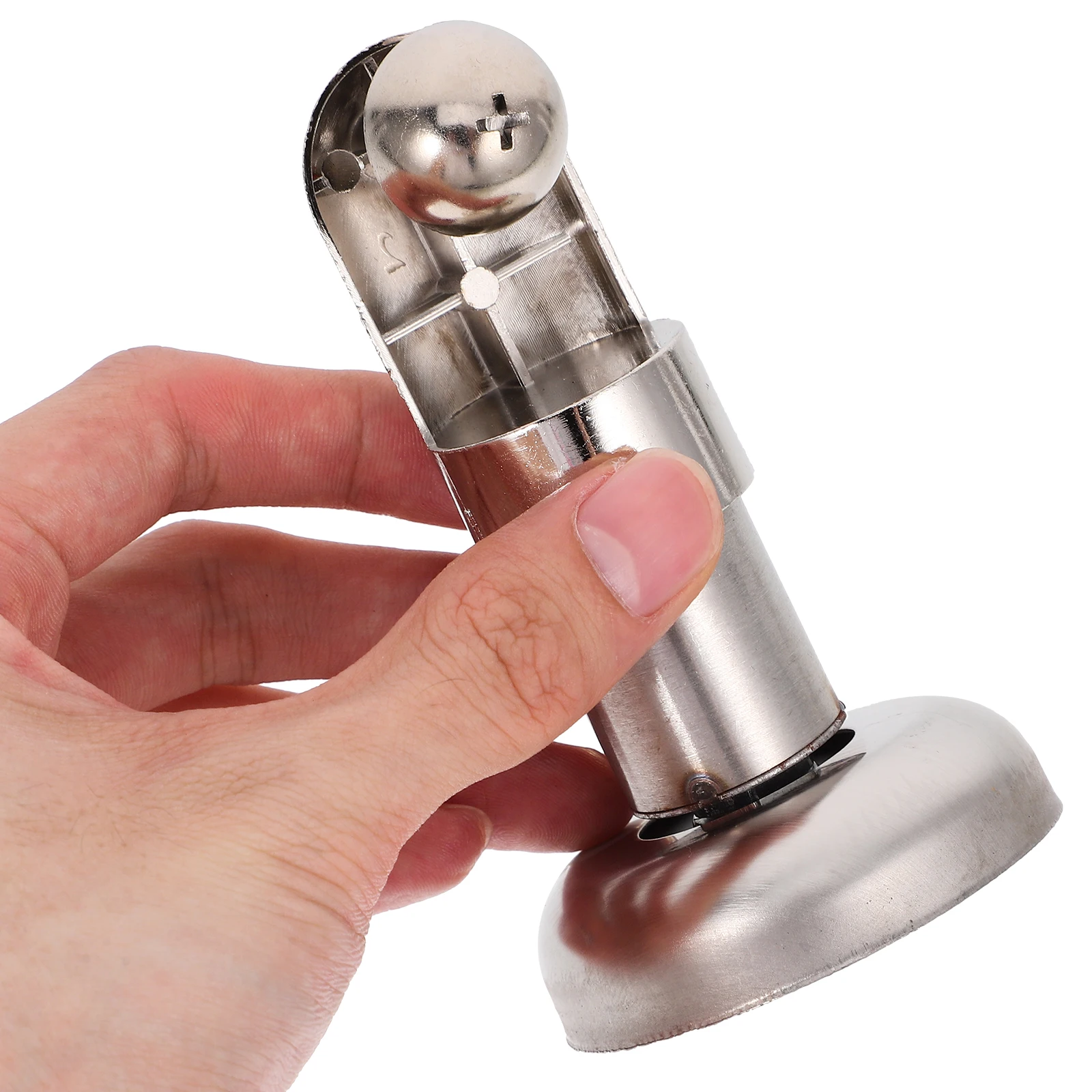 

4pcs Stainless Steel Partition Foot Restroom Holder Sturdy Toilet Support Bathroom Hardware Sanitary Room Divider