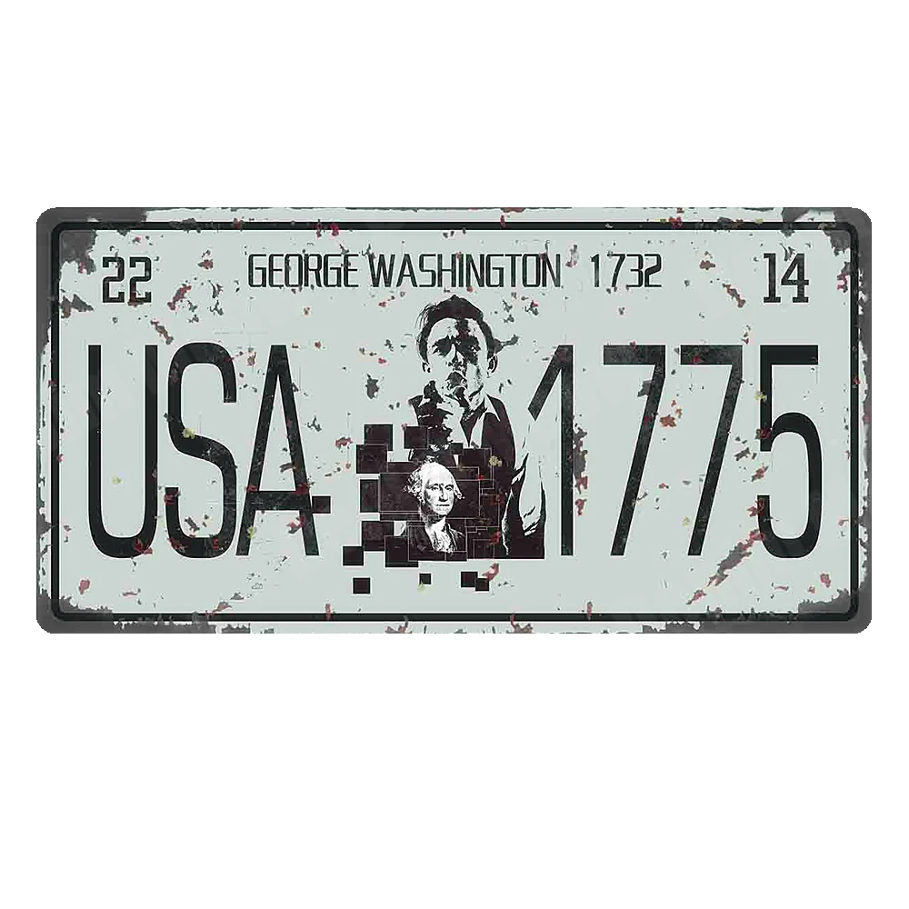 USA Vintage Metal Tin Signs Route 66 Retro Plate placca FBI 007 Art Poster per Bar Club Wall Garage decorazione della casa 15*30cm A133