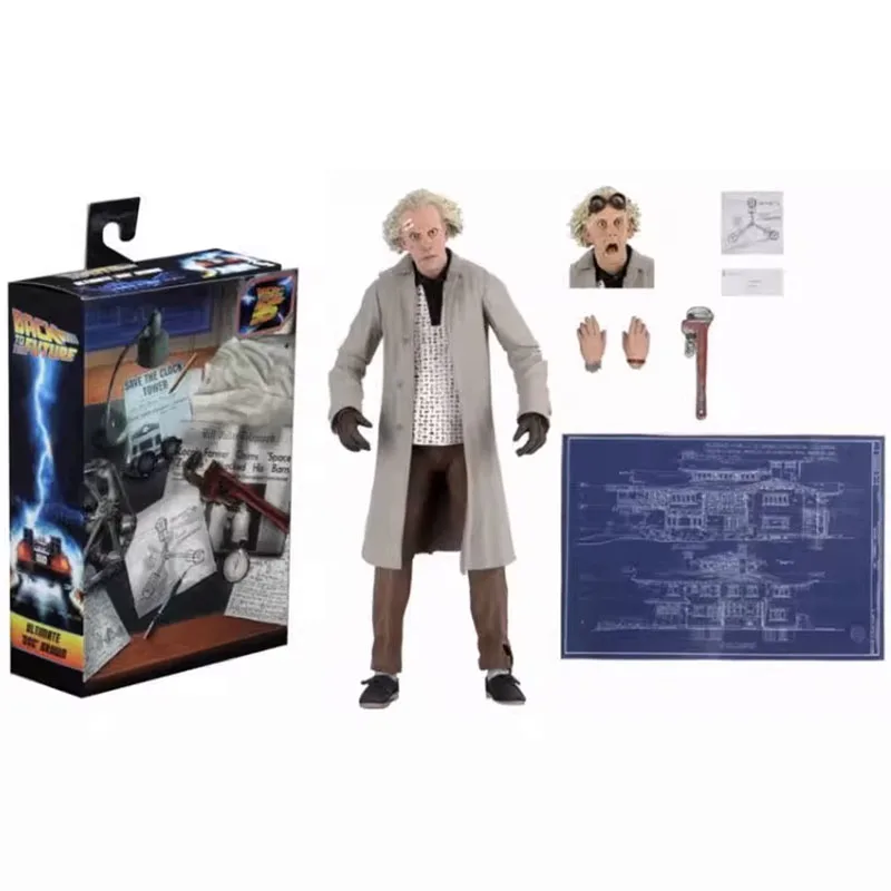 العودة إلى المستقبل Biff Tannen عمل الشكل NECA مارتن Figuras فيلم معركة العصابات Auditions نموذج الأجهزة الطرفية حلية #5