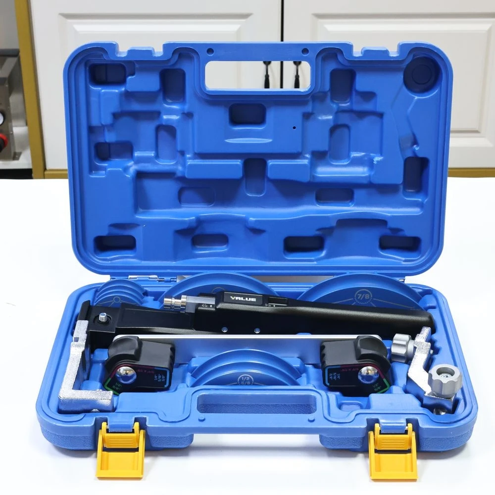 

Portable VBT-CB1R Tube Bender 7 Diameters 1/4"-7/8" Manual 90° Fwd/Rev Bend Copper/Aluminum Industrial Plumbing