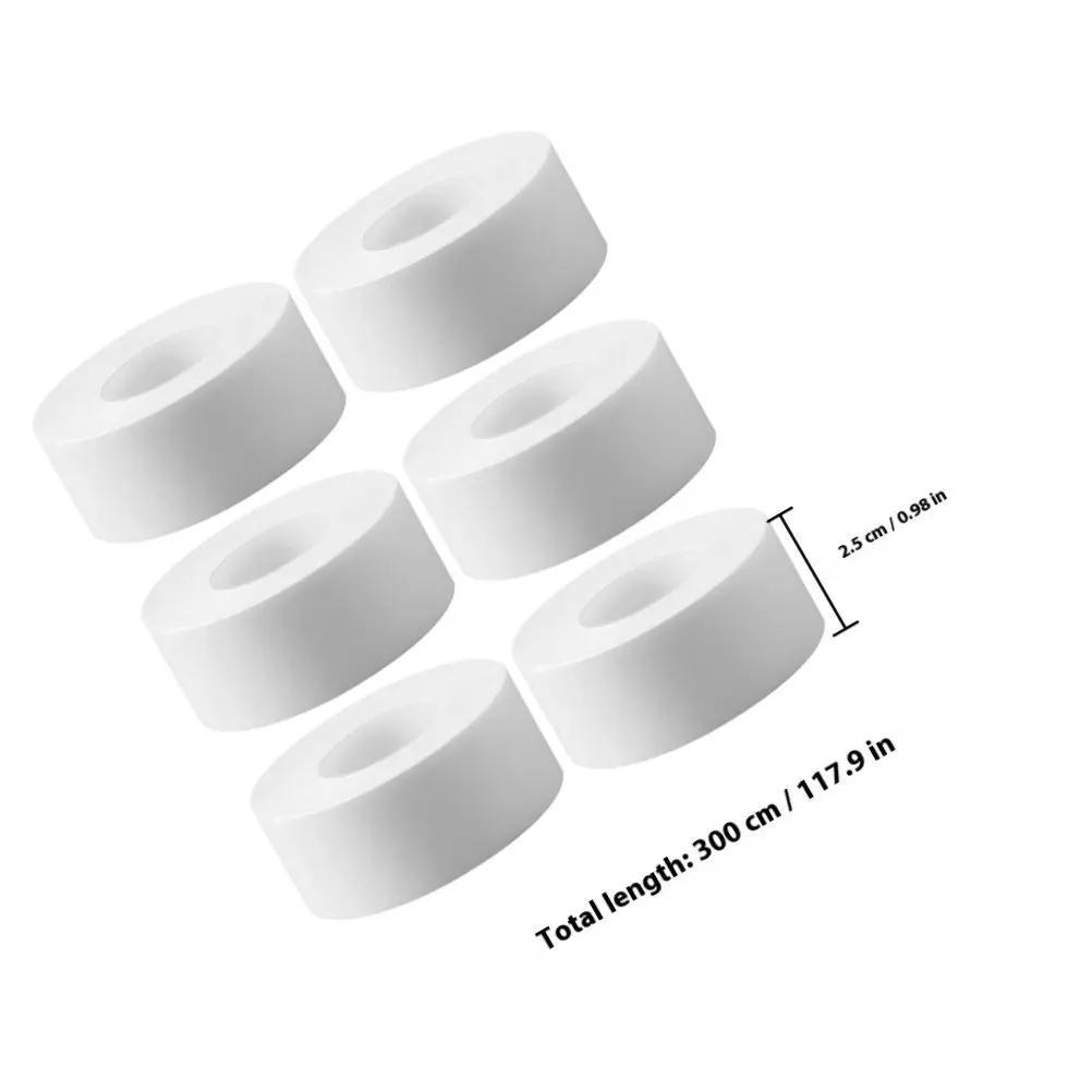 Picture 5: 6 Rolls Sweat Liner Collar Protector Invisible Sweat Absorbing Pad for Shirts Collars Sleeves Hats Feet Easy Peel Strong