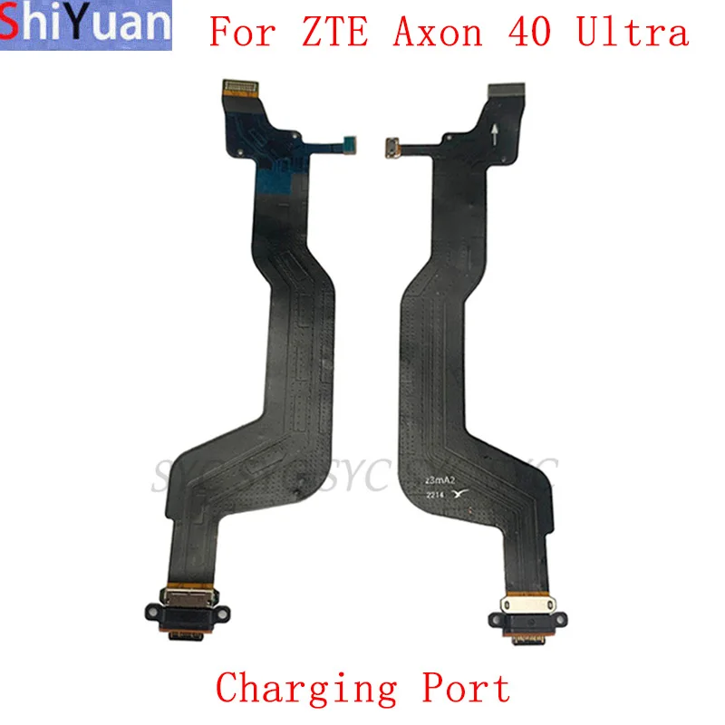 USB Charging Port Connector Board Flex Cable For ZTE Axon 40 Ultra Charging Port Flex Replacement Parts