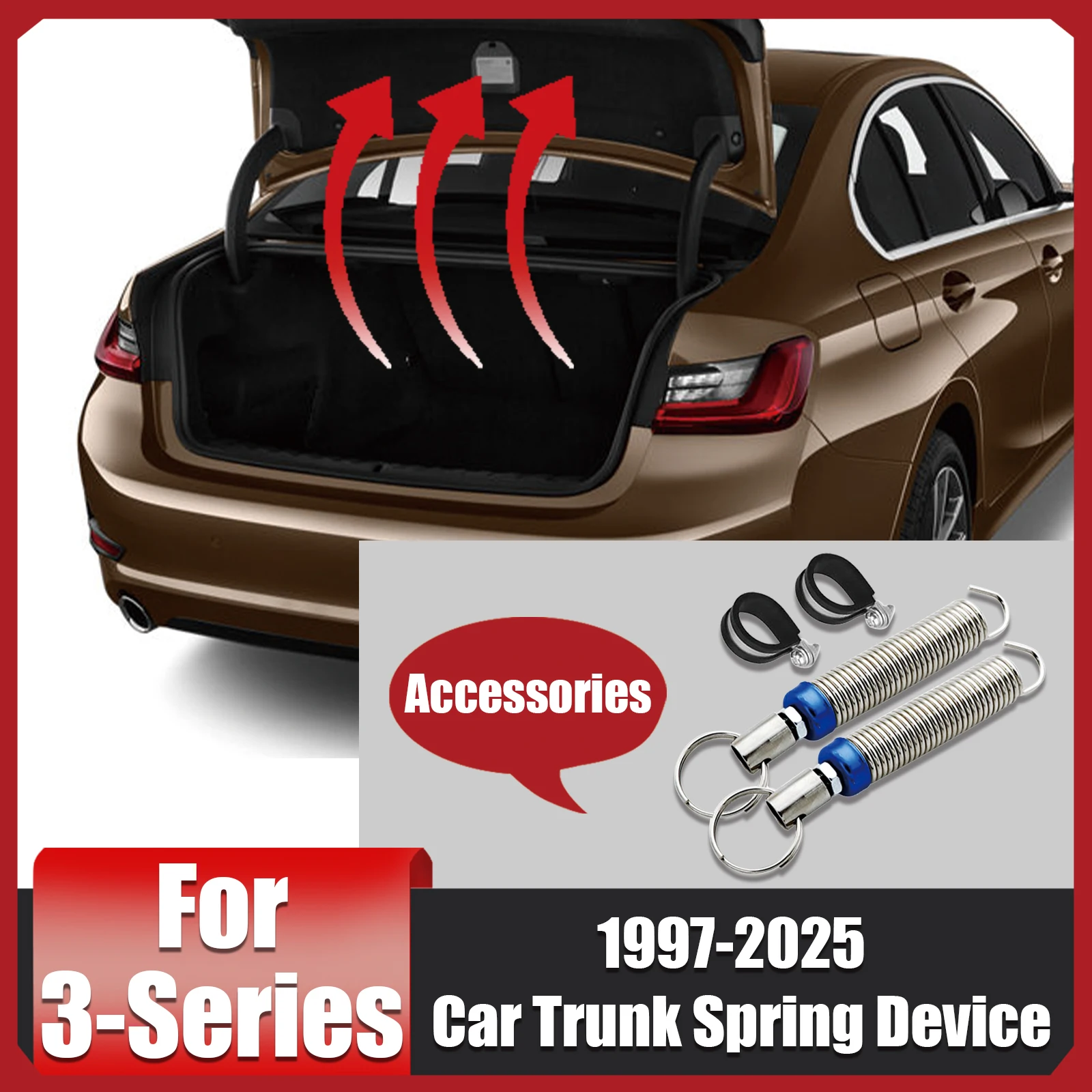 For BMW 3-Series Trunk Lift Spring Device Sedan Trunk Lifter Trunk Lid Automatic Opening Tool Spring Auto Accessories