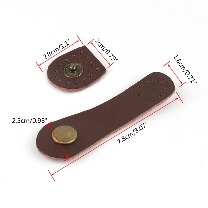 New Genuine Leather Bag Buckle Handmade Hasp Buttons Clasp Wallet Purse Pack Buckles for DIY Handbag Accessories