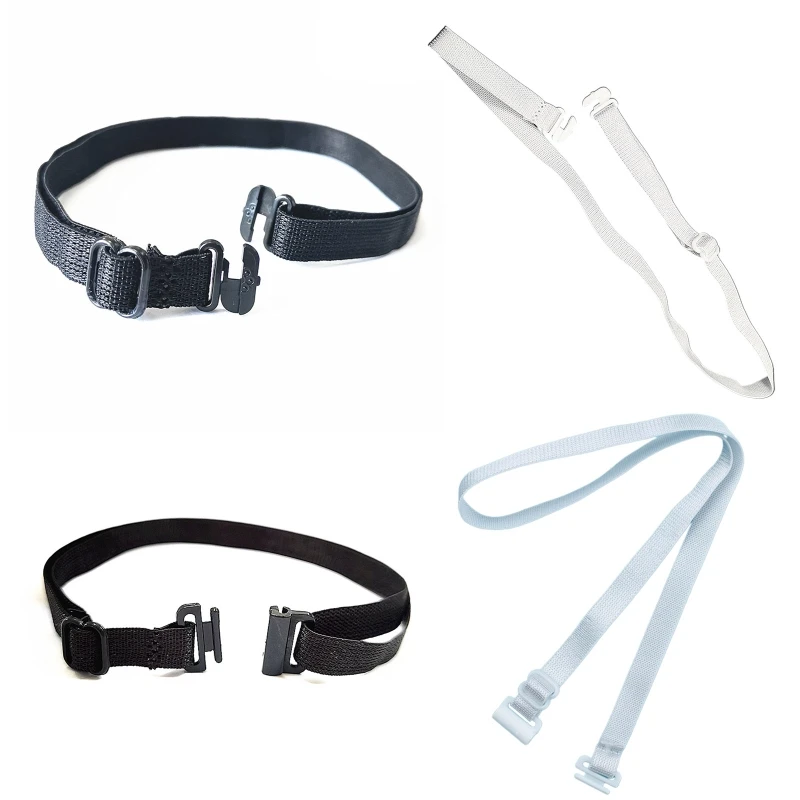 

10Pcs DIY Accessories Solid Color Adjustable Bowknot Bow Tie Elastic Strap Belt Extender Bands for Lengthen the Bowtie Dropship