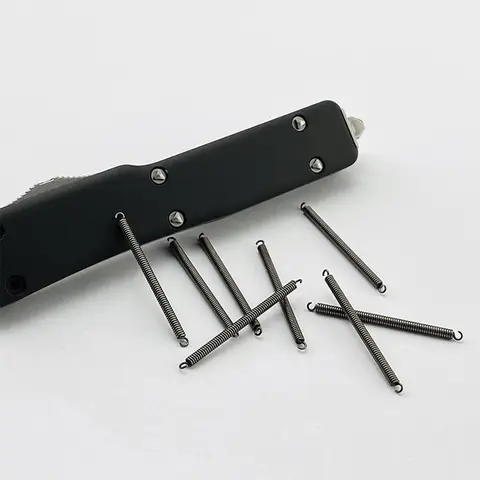 맞춤형 피아노 철사 제작 나이프 용수철 액세서리, Microtech Ultratech UTX70 UTX85 Troodon Dirac Delta Combat Troodon용