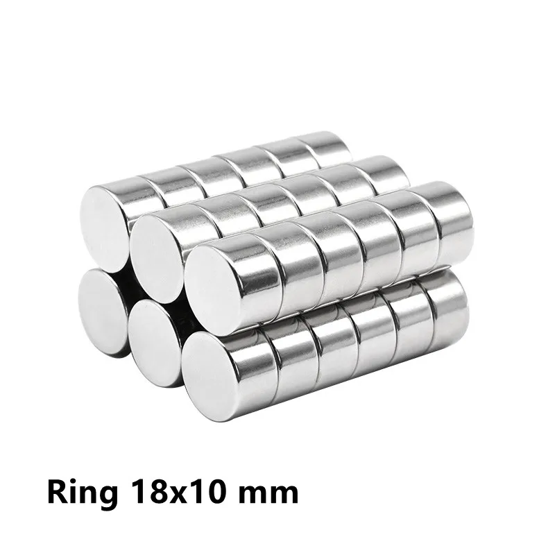 1/2/5/10/20pcs 18x10 Round Neodymium Magnets 18x10mm N35 Magnet 18*10 Thick Strong Cylinder Rare Earth Magnetic 18mmx10mm