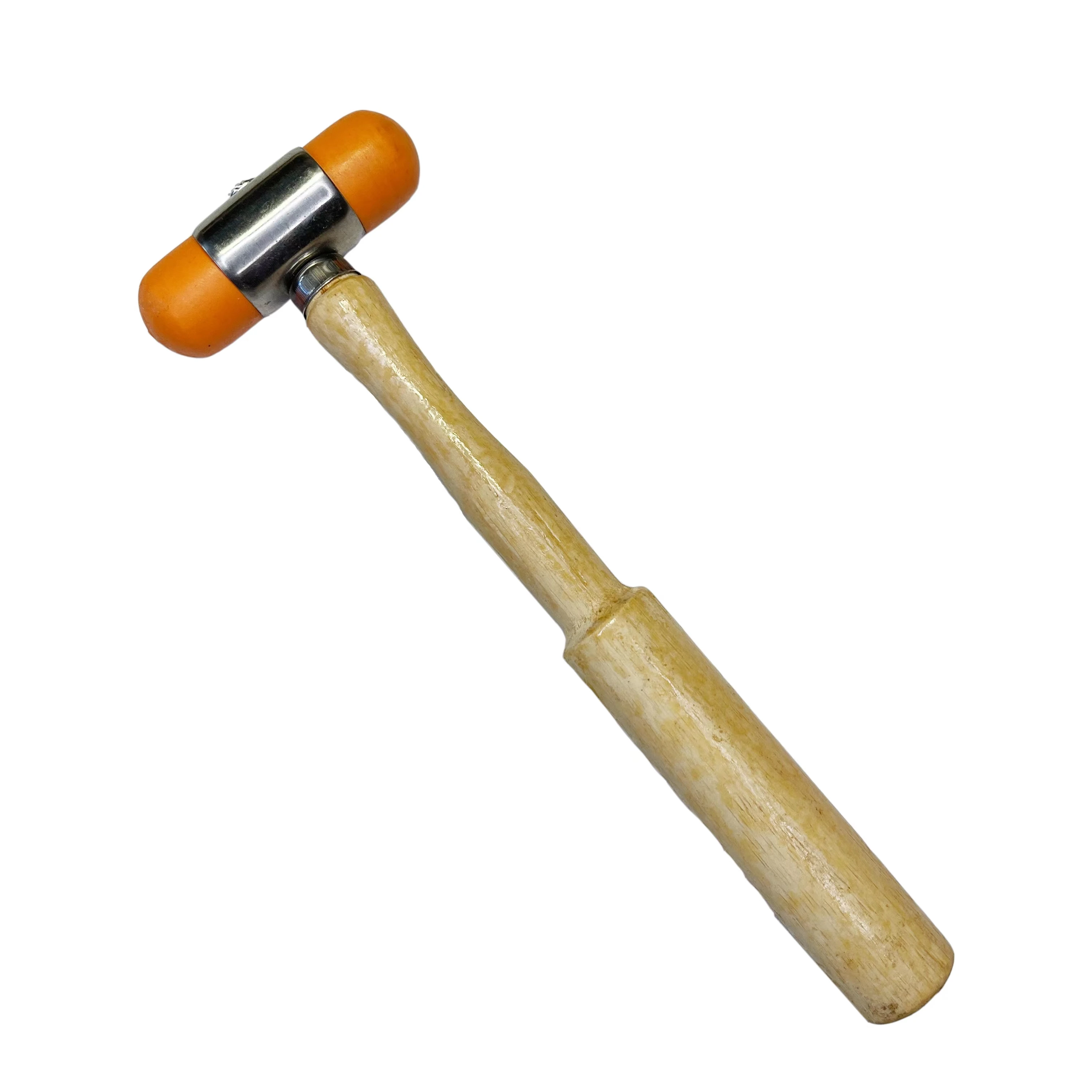 1pc Solid Wood handle rubber head meridian percussion hammer Durable T-shaped diagnostic hammer