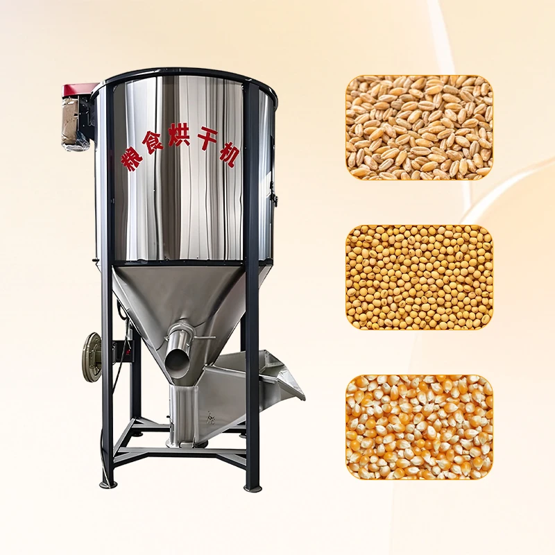 Multi Function Grain Drying Machine For Corn Soybean Wheat Stainless Steel Tower Dryer High Efficiency For Commercial Use