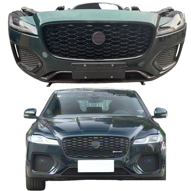 

Original Car Front Bumper Assembly with Radiator, Compatible with XF XFL Front Bumper Grille Component Body Kit 2021-2025