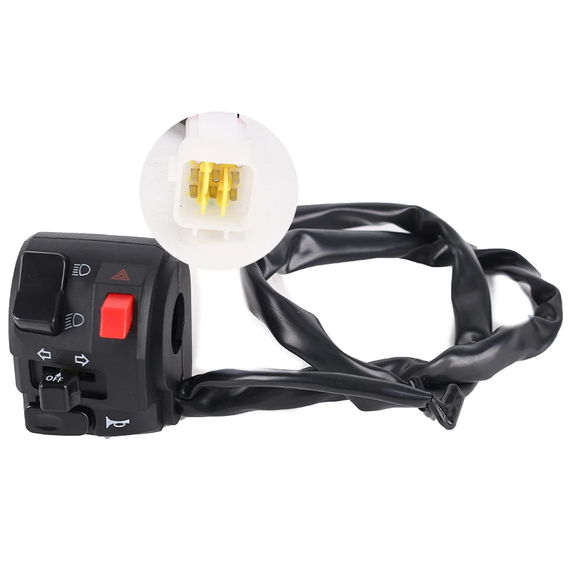 22 مللي متر دراجة نارية مفاتيح دراجة نارية القرن زر بدوره إشارة الكهربائية الضباب ضوء المصباح بدء المقود تحكم التبديل العالمي