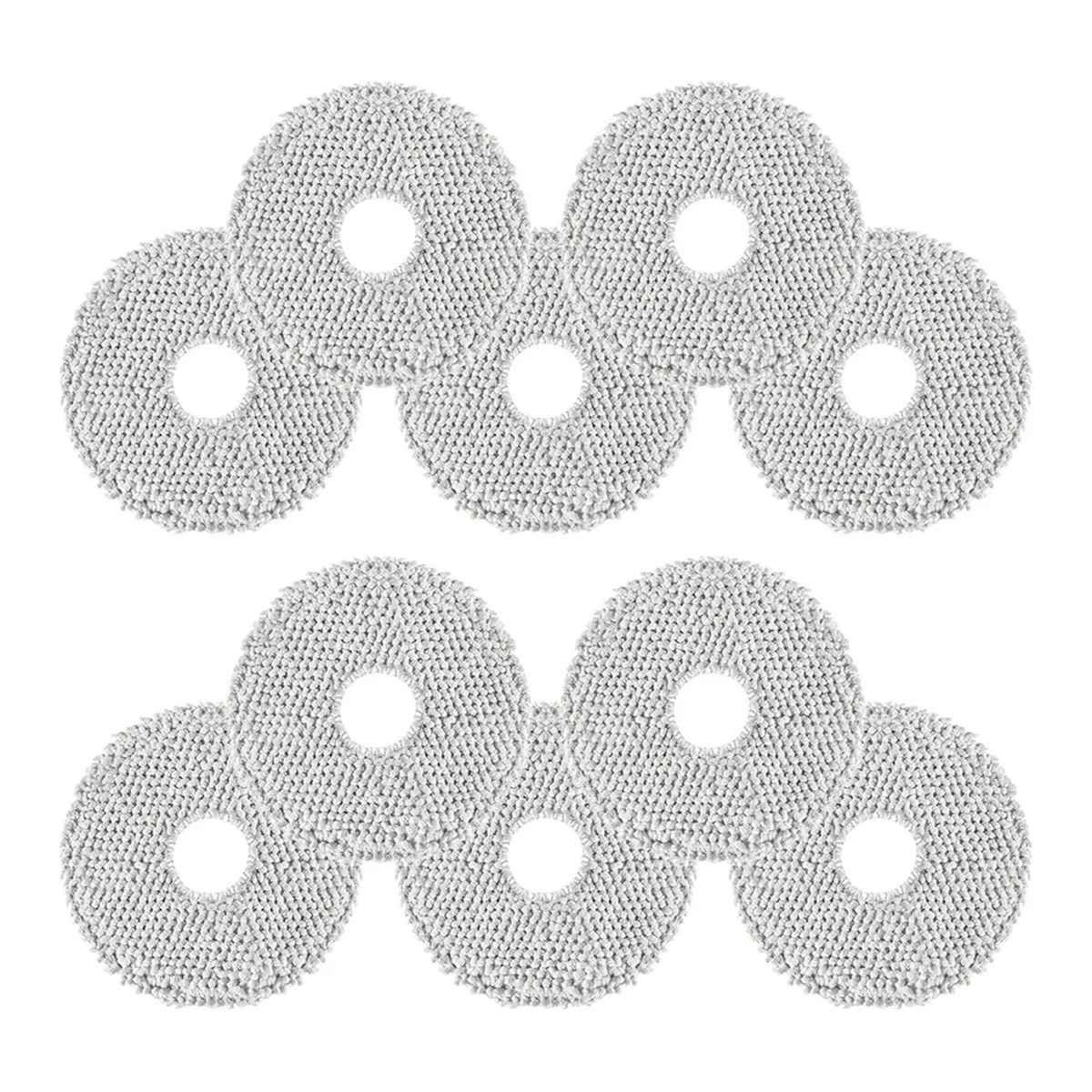 Fregona lavable para Robot aspirador, paquete de 10 mopas para Dreame L10s Ultra/L10s Pro Ultra/L20 Ultra/L10s Pro Ultra Heat/Xiaomi X10 +