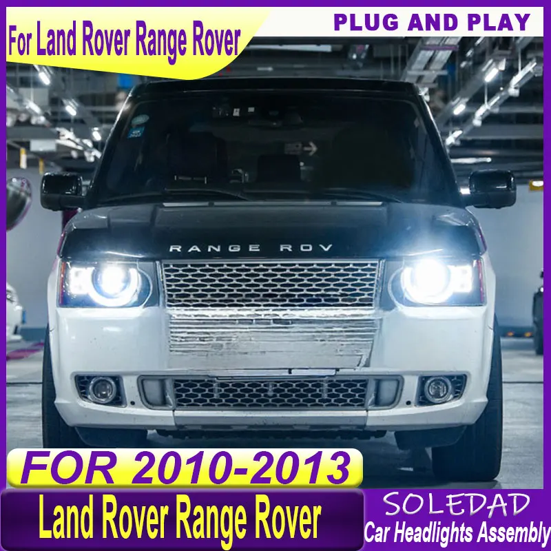 Car headlights AssemblyFor Land Rover Range Rover Version L322 2010 2011 2012  Front Headlamp Accessories  LED Headlight