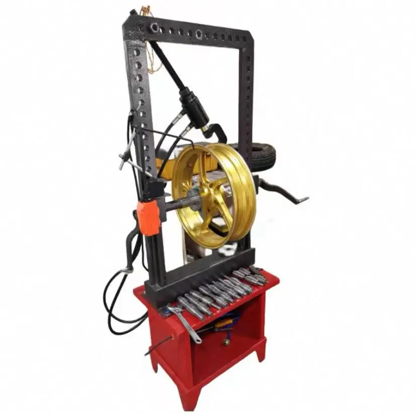 High Quality Motorcycle Rim Straighten Machine Match 99% Motorbike Model Motorcycle Wheel Rim Hub Repairing Machine