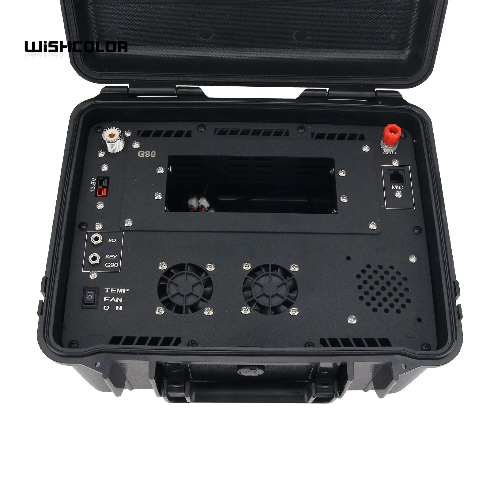 

Hamgeek Waterproof Safety Storage Carry Box Outdoor Transceiver Portable Box for Xiegu G90 TFM-300DR/6000R