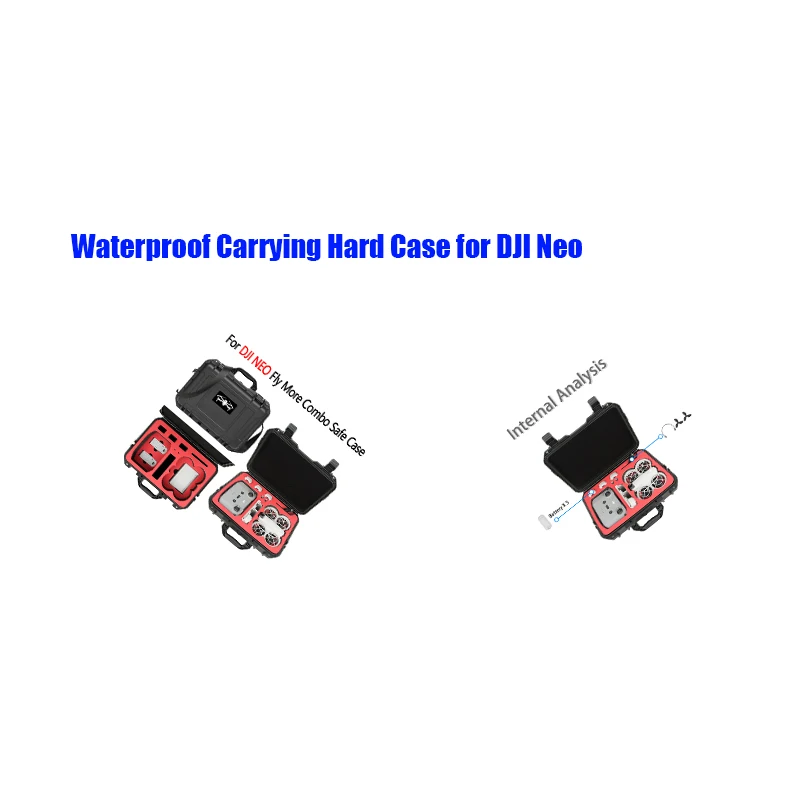 

Waterproof Carrying Hard Case for DJI Neo Fly More Combo with RC-N3 Remote Controller,Neo Intelligent Flight Battery