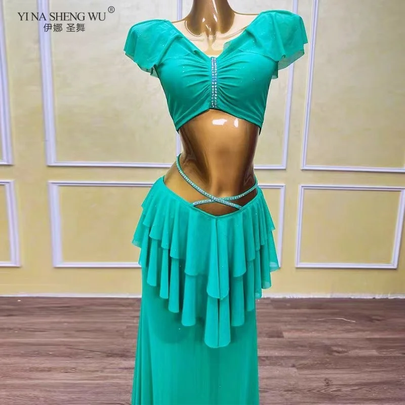 femmes-wuchieal-2025-nouveau-costume-de-spectacle-de-danse-du-ventre-oriental-ensemble-haut-jupe-pratique-fitn-jure-dancewear-tenue-vetements