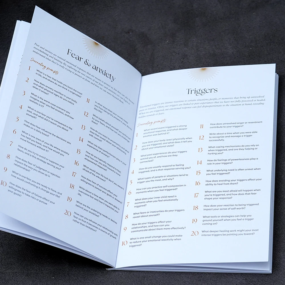 34 عمل الظل يطالب على شفاء الطفل الداخلي وعلاقات القلق والعلاج الذاتي Spiritua Shadow Work Journal أساسيات 40 صفحة