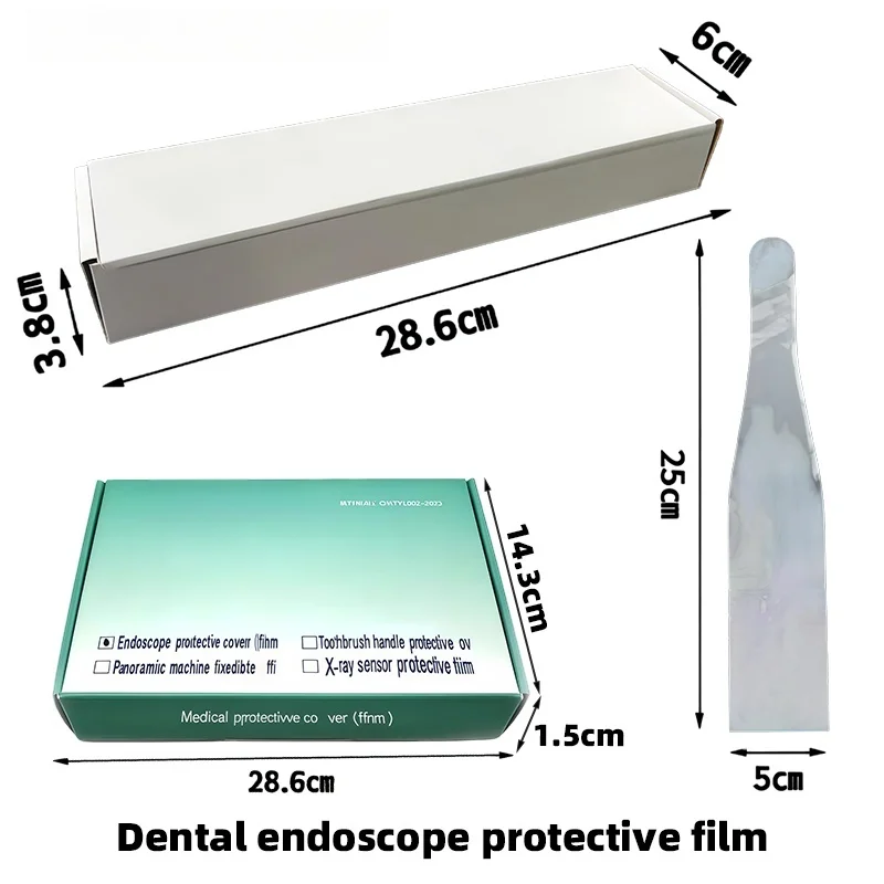 500Pcs/Box Dental Endoscope Protective Cover  Disposable Protective Cover for Dental Endoscope Handles  Anti-Contamination Cover