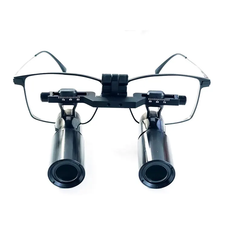 4.0X 5.0X 6.0X Flip-up Metal Kepler Custom Portable Dental Surgical 6x Magnification Magnifier Adjustable PD