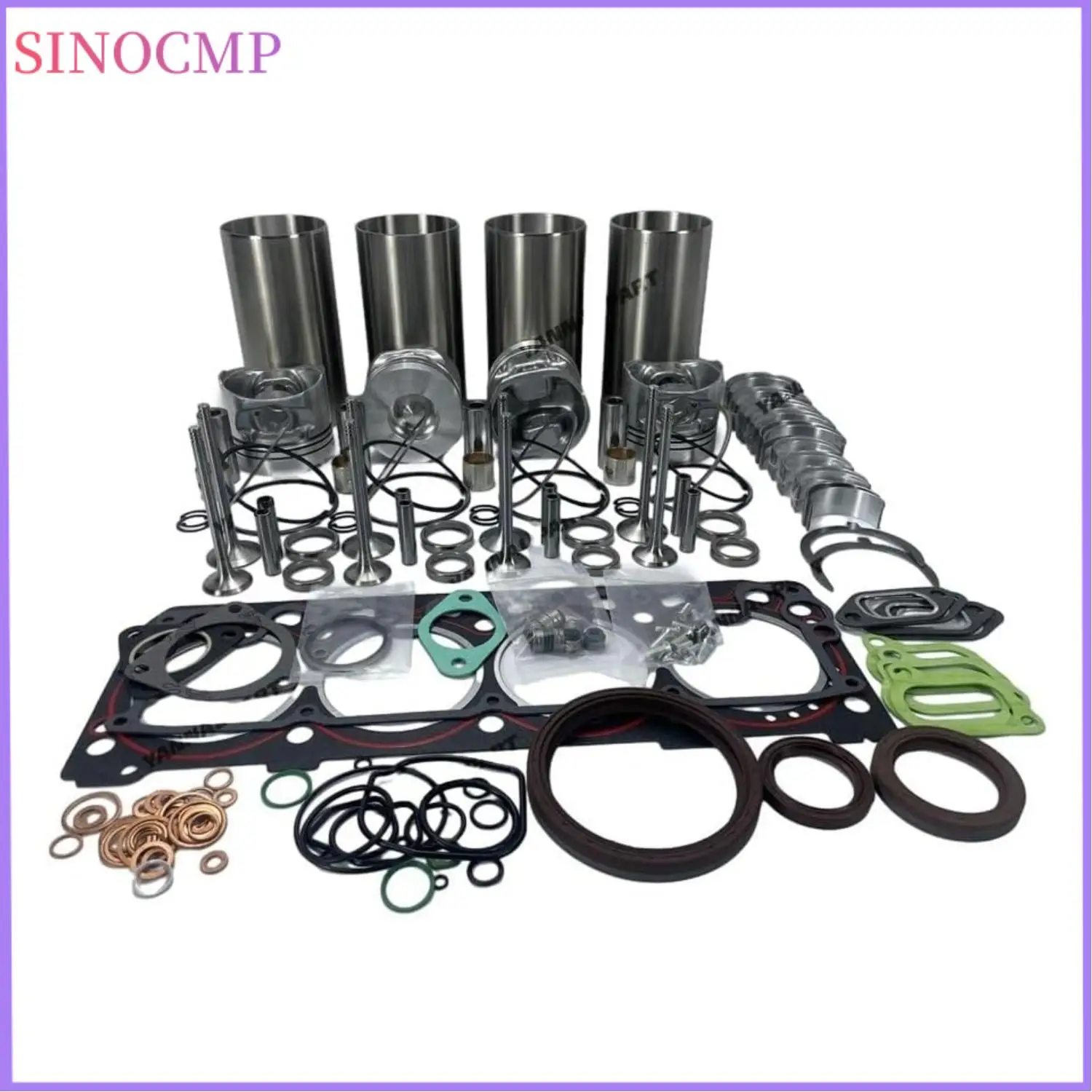 

Engine Overhaul Parts Kit For DEUTZ BF4M2011 S/N 01048042 Piston Rings Snap Ring Large Small Tile Thrust Plate Overhaul Kits