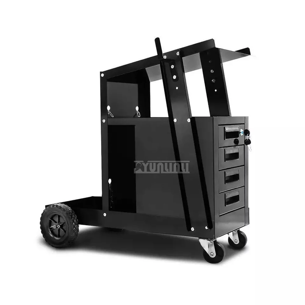 Welding Cart 3 /4 Tier Welder Cart with Swivel Wheels Safety Chains Rolling Storage for Plasma Cutter Welding Machine 2025 NEW